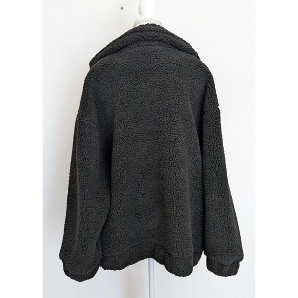 I.Am.Gia Black Pixie Oversized teddy jacket size L - Picture 5 of 9